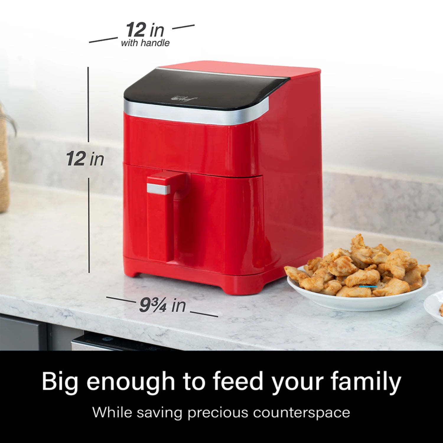 Air fryer dimensions