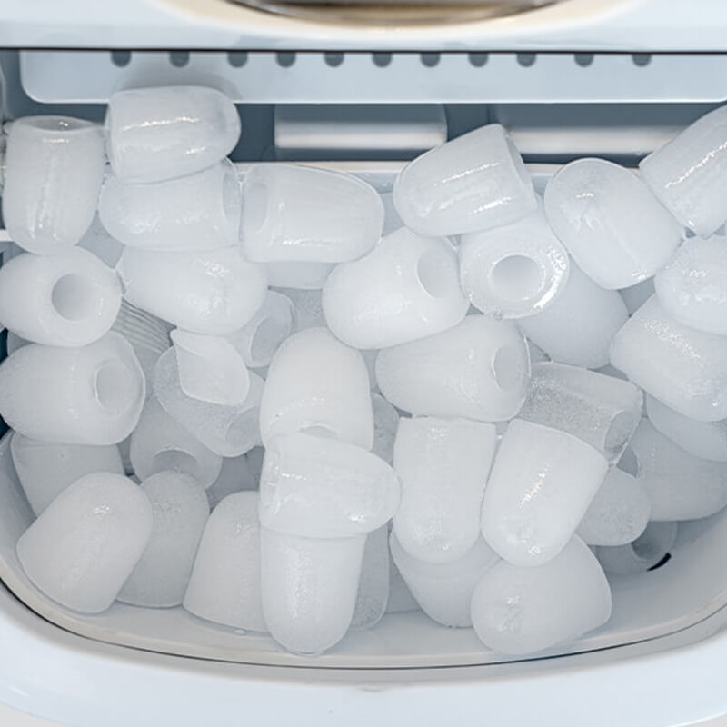 Close up shot of bullet ice