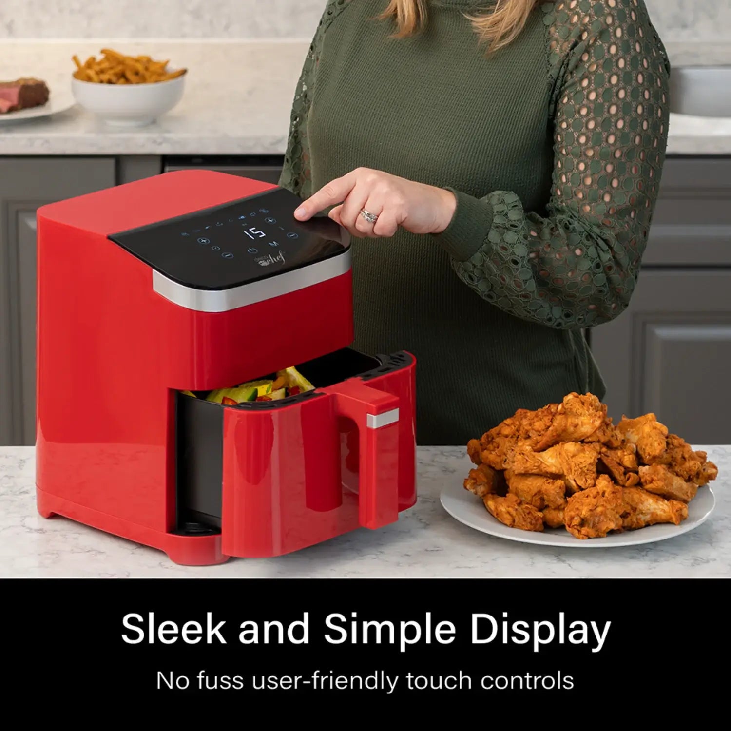 Sleek and simple display