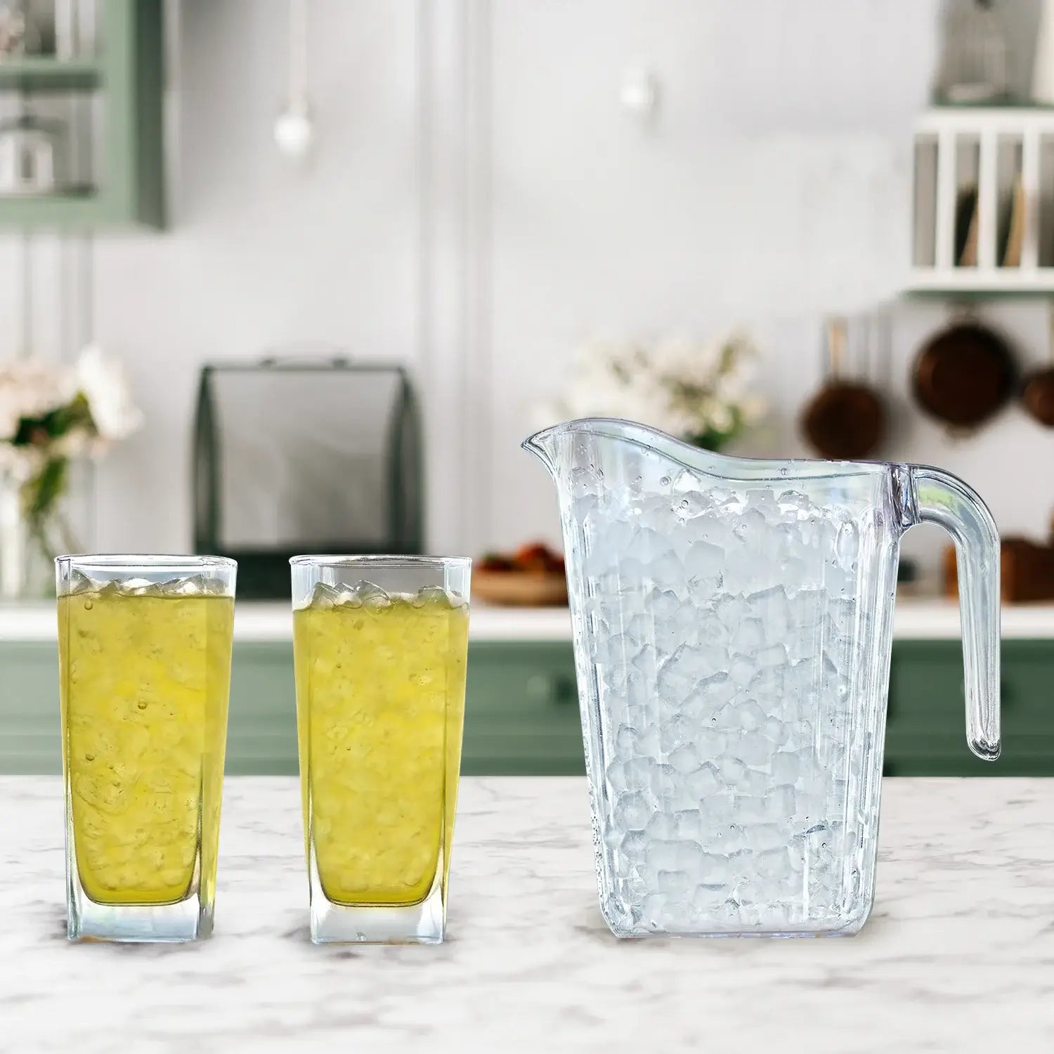 Drinks and ice pitcher