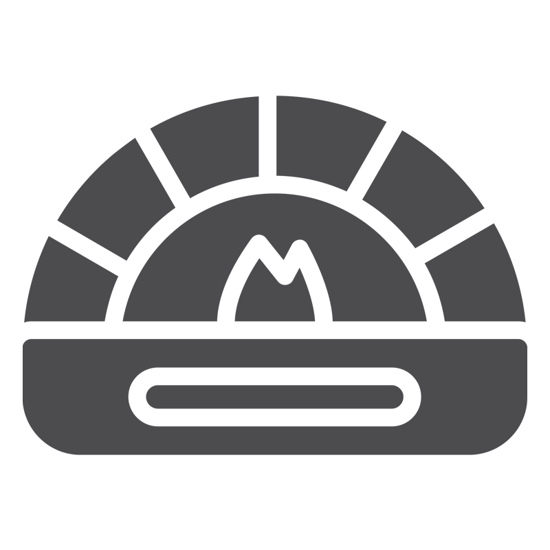 Pizza oven icon